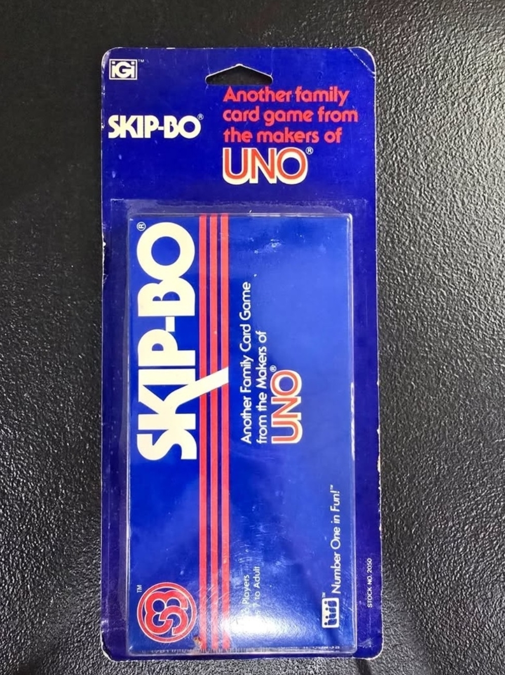 Skip-Bo Card Game by Mattel UNO Makers - Blue